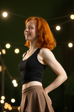 Finnish adult female with  ginger hair