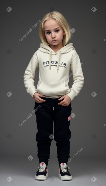 Italian infant girl with  blonde hair