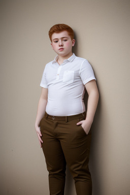 Georgian teenager boy with  ginger hair