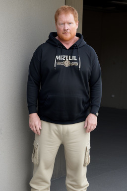 New zealand middle-aged male with  ginger hair