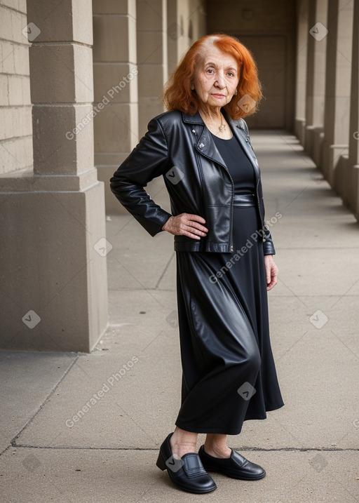 Iraqi elderly female with  ginger hair