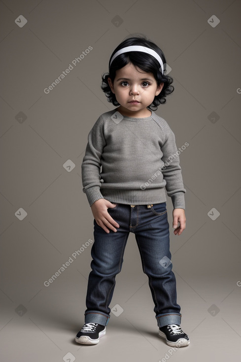 Portuguese infant boy with  black hair