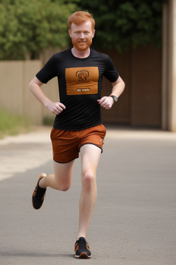 Malian adult male with  ginger hair