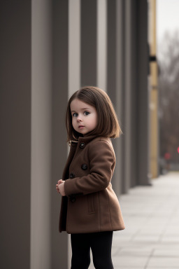 Austrian infant girl with  brown hair