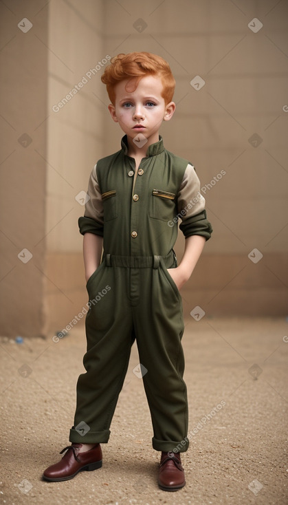 Yemeni child boy with  ginger hair