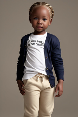 African infant boy with  blonde hair