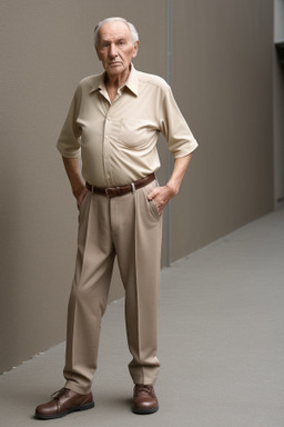 Austrian elderly male with  brown hair