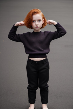 Child female with  ginger hair