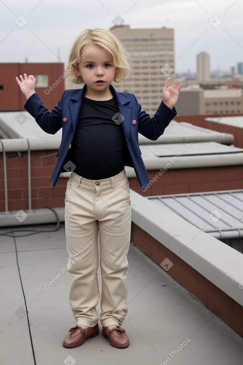 Bulgarian infant boy with  blonde hair