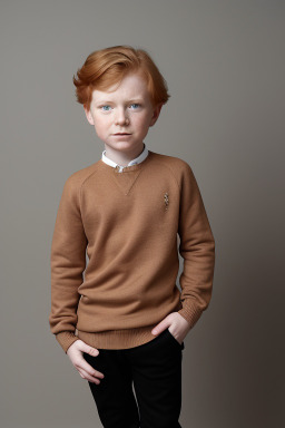 German child boy with  ginger hair