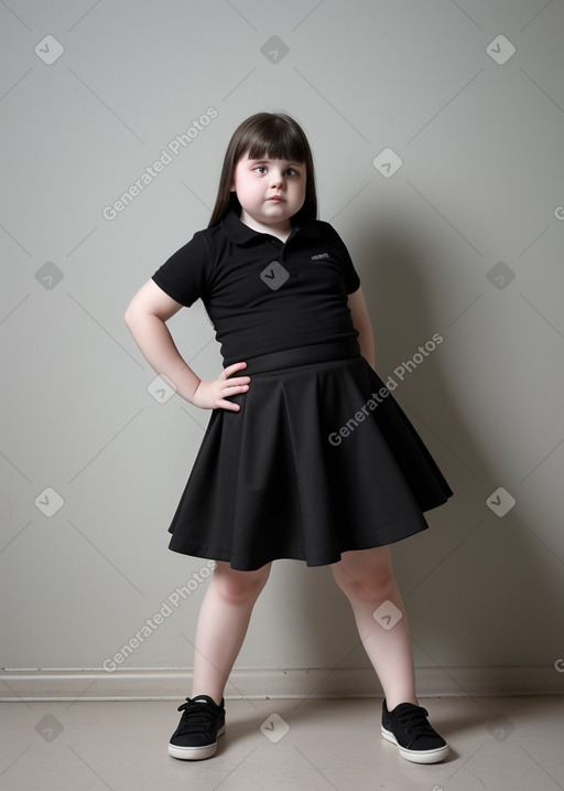 Ukrainian child girl with  black hair