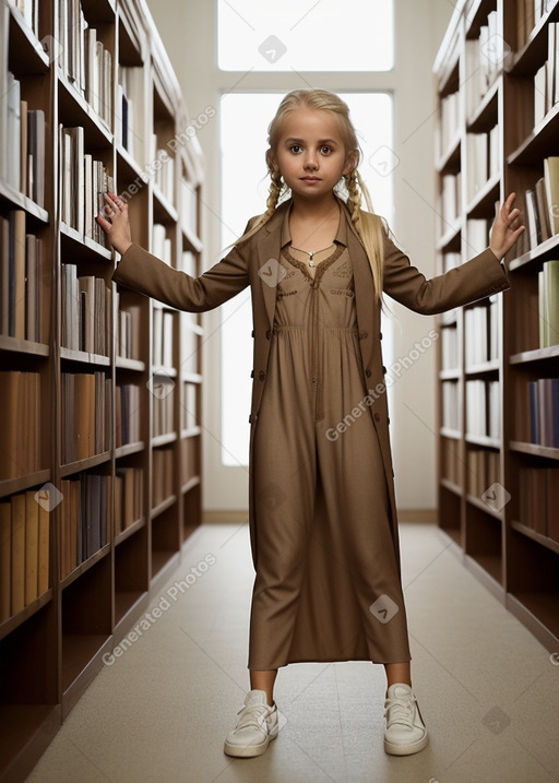 Omani infant girl with  blonde hair