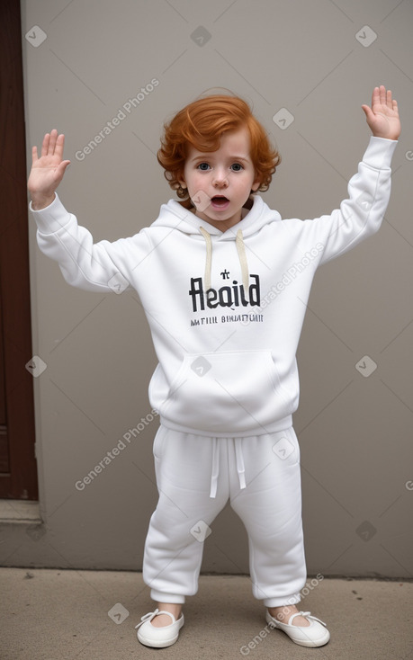 Uruguayan infant boy with  ginger hair