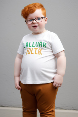 Lithuanian infant boy with  ginger hair