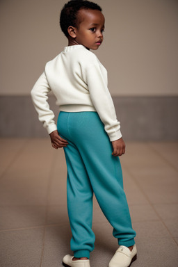 Ethiopian infant boy with  white hair