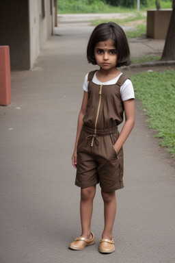 Indian child male with  brown hair