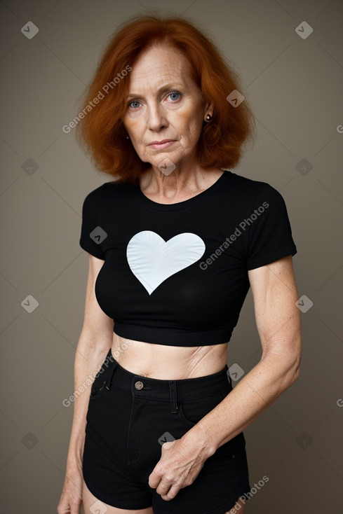 45 years female with  ginger hair