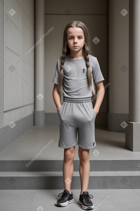 Belgian child boy with  gray hair