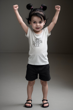 Finnish infant boy with  black hair