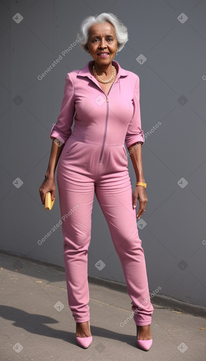 Ethiopian elderly female with  gray hair