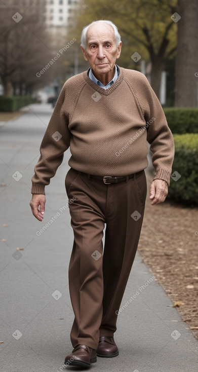 Argentine elderly male with  brown hair