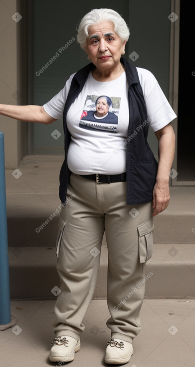 Iraqi elderly female with  white hair