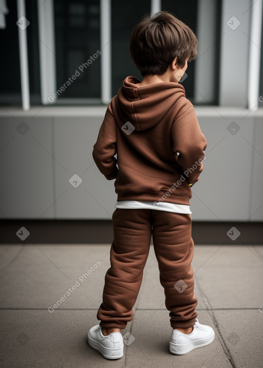 Brazilian child boy with  brown hair