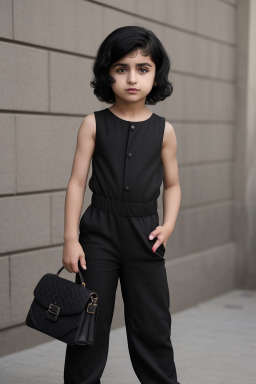 Azerbaijani child boy with  black hair