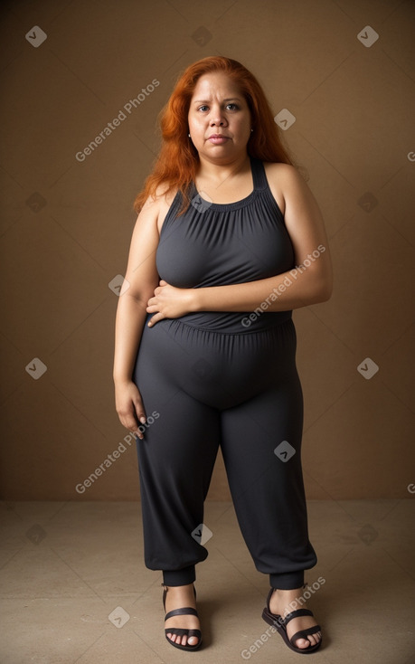 Honduran 45 years female with  ginger hair