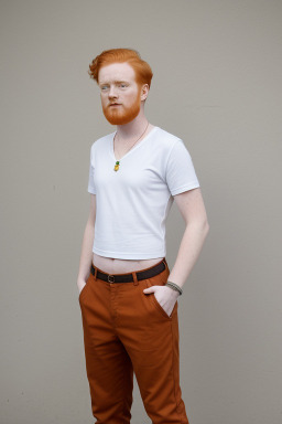 Irish adult non-binary with  ginger hair