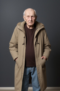 Belarusian elderly male with  brown hair