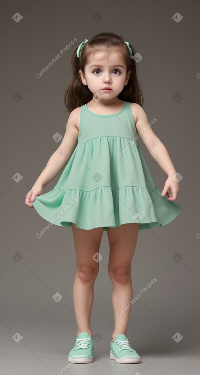 Greek infant girl with  brown hair