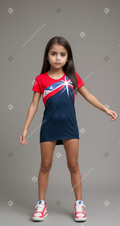 Costa rican child girl 