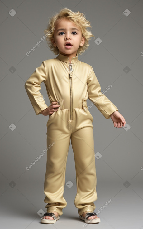 Saudi arabian infant boy with  blonde hair