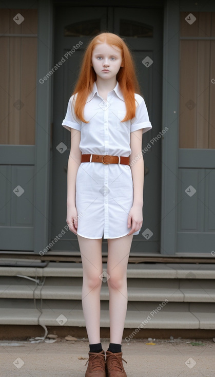 Ukrainian teenager girl with  ginger hair