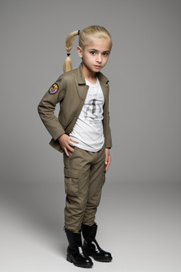 Arab child boy with  blonde hair