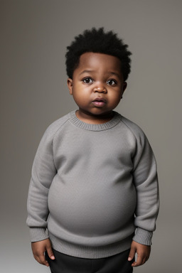 Nigerian infant boy with  gray hair