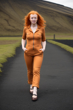 Icelandic adult non-binary with  ginger hair