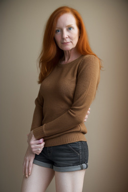 Canadian 45 years female with  ginger hair