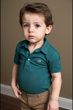 Italian infant boy with  brown hair