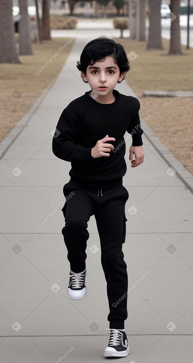 Armenian child boy with  black hair