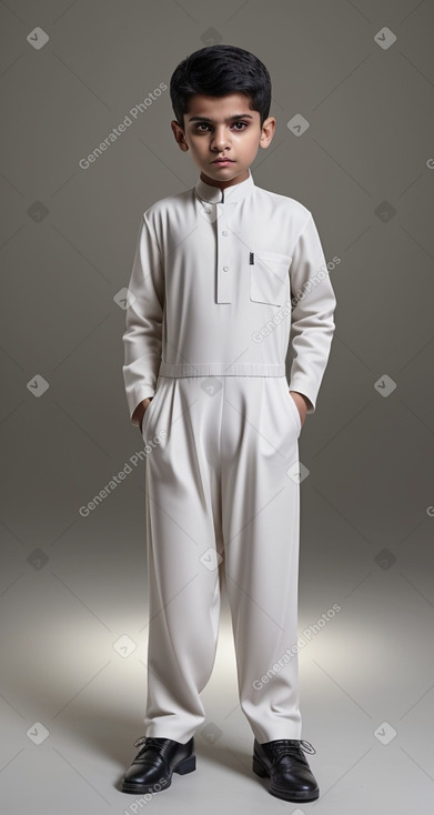 Pakistani child boy with  white hair