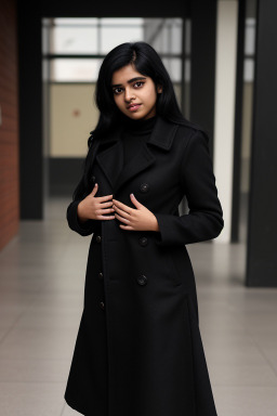 Sri lankan young adult female with  black hair