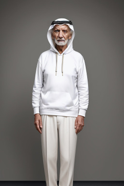 Emirati elderly male with  white hair