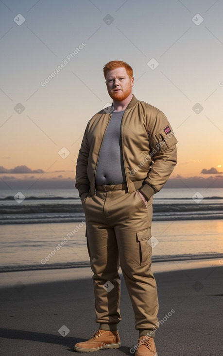 New zealand adult male with  ginger hair