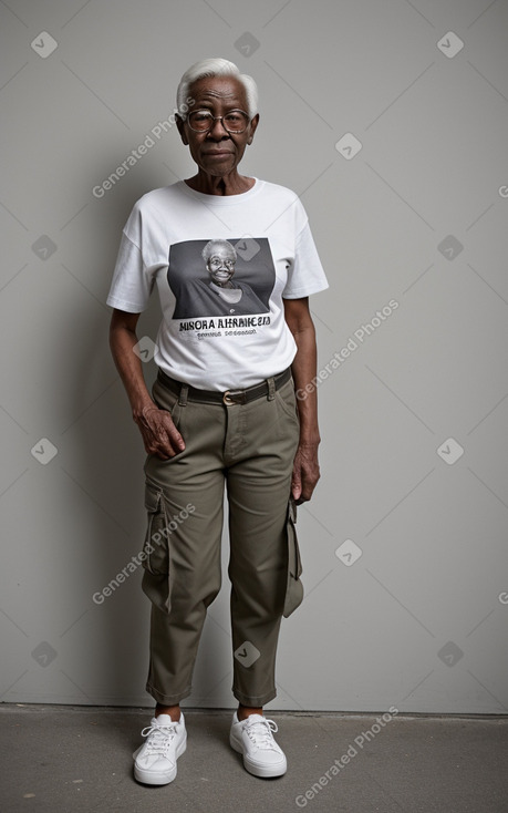 African american elderly non-binary 