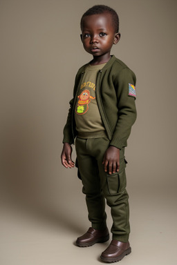 Ugandan infant boy with  brown hair