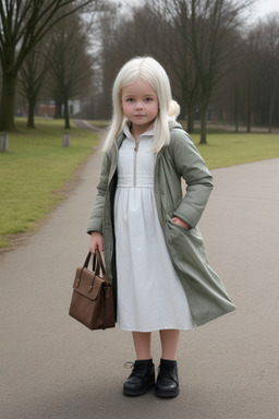 Dutch child girl with  white hair