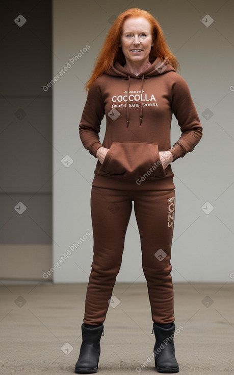 45 years female with  ginger hair