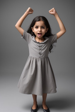 Venezuelan child female with  gray hair